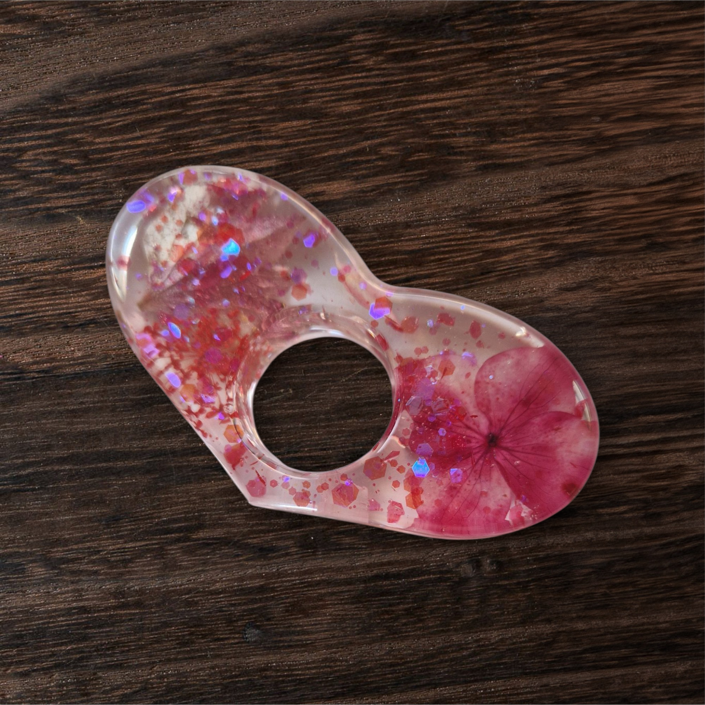 Collection Accessoires Fleurs Séchées - Bague de lecture cœur