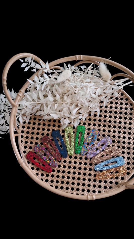 Collection Barrettes - Les Scintillantes - Barrette Goutte Grand Modèle