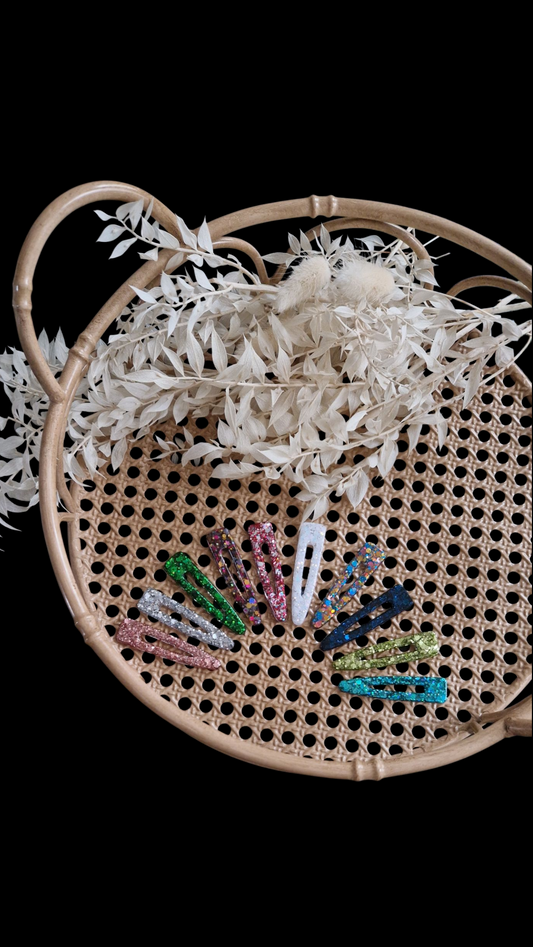 Collection Barrettes - Les Scintillantes - Barrette Goutte Petit Modèle