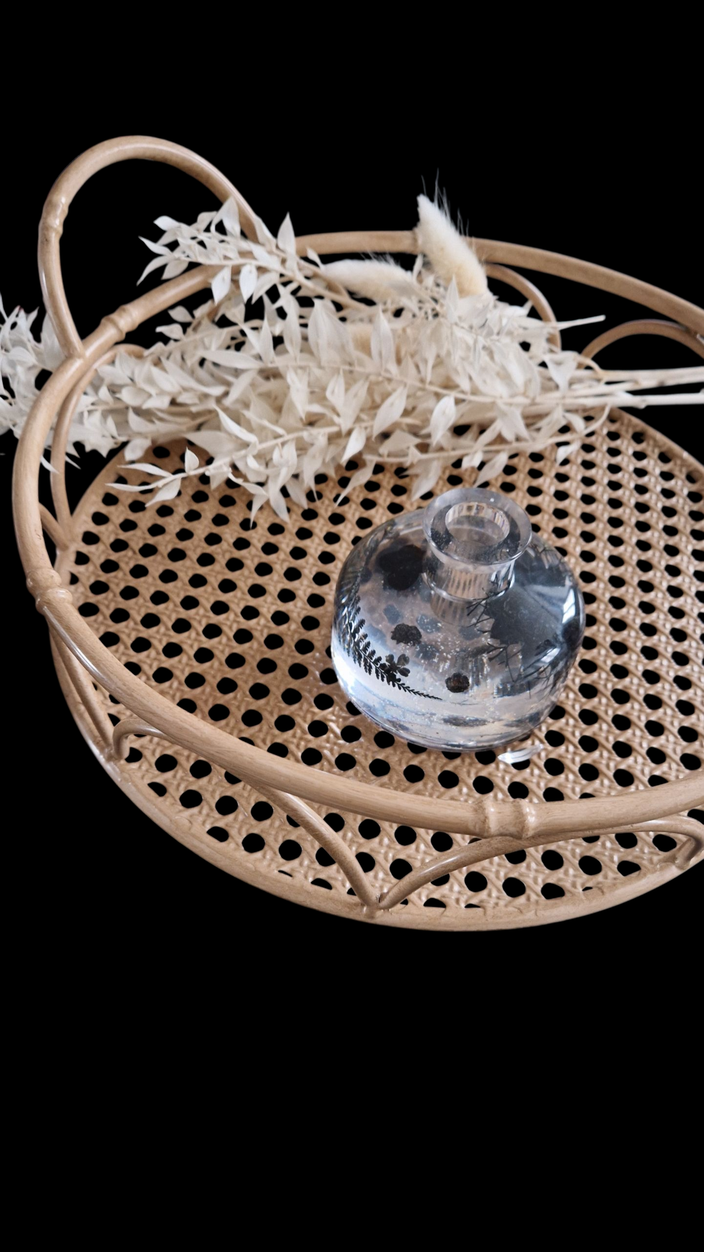 Collection Accessoires Fleurs Séchées - Vase bougeoir