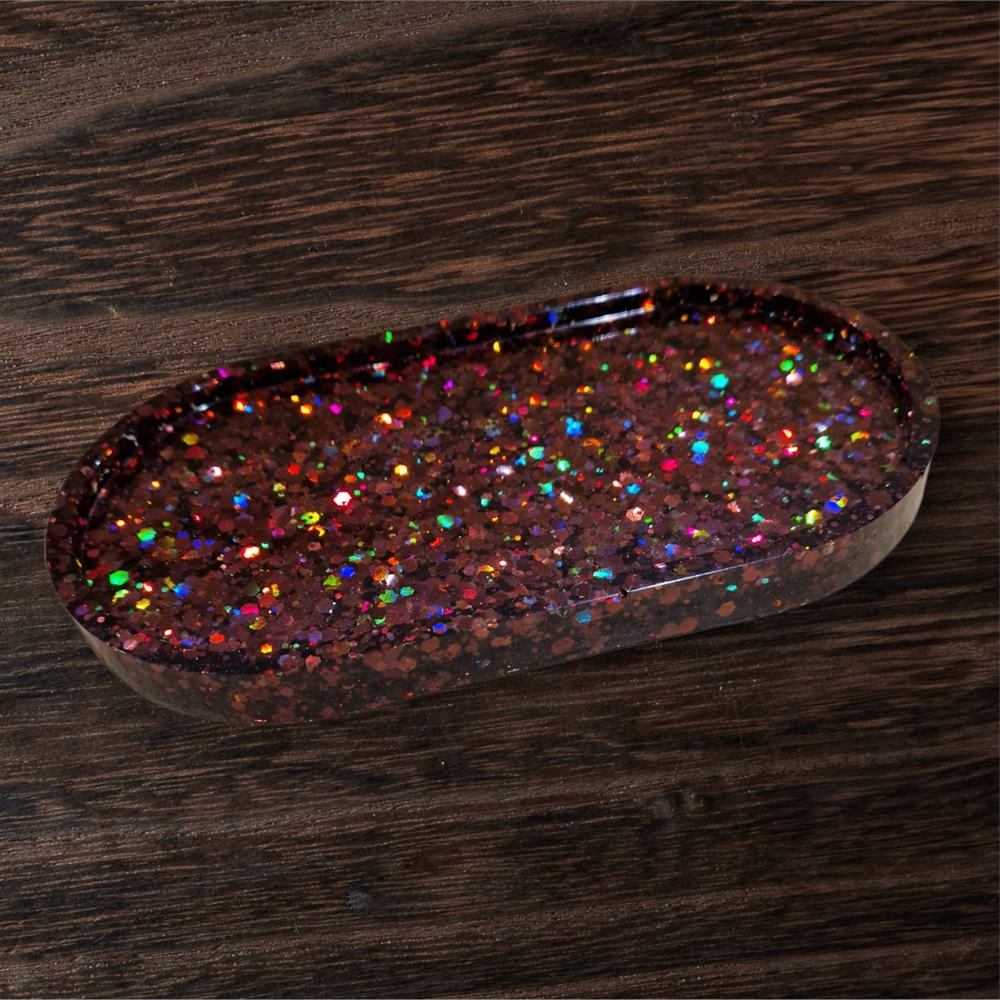 Collection Accessoires Pailletée - Plateau ovale