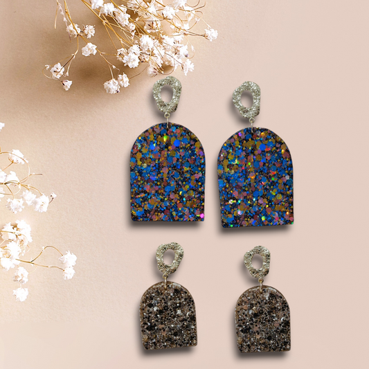 Forme Arche - Les Scintillantes Pampille Ovale Texturée