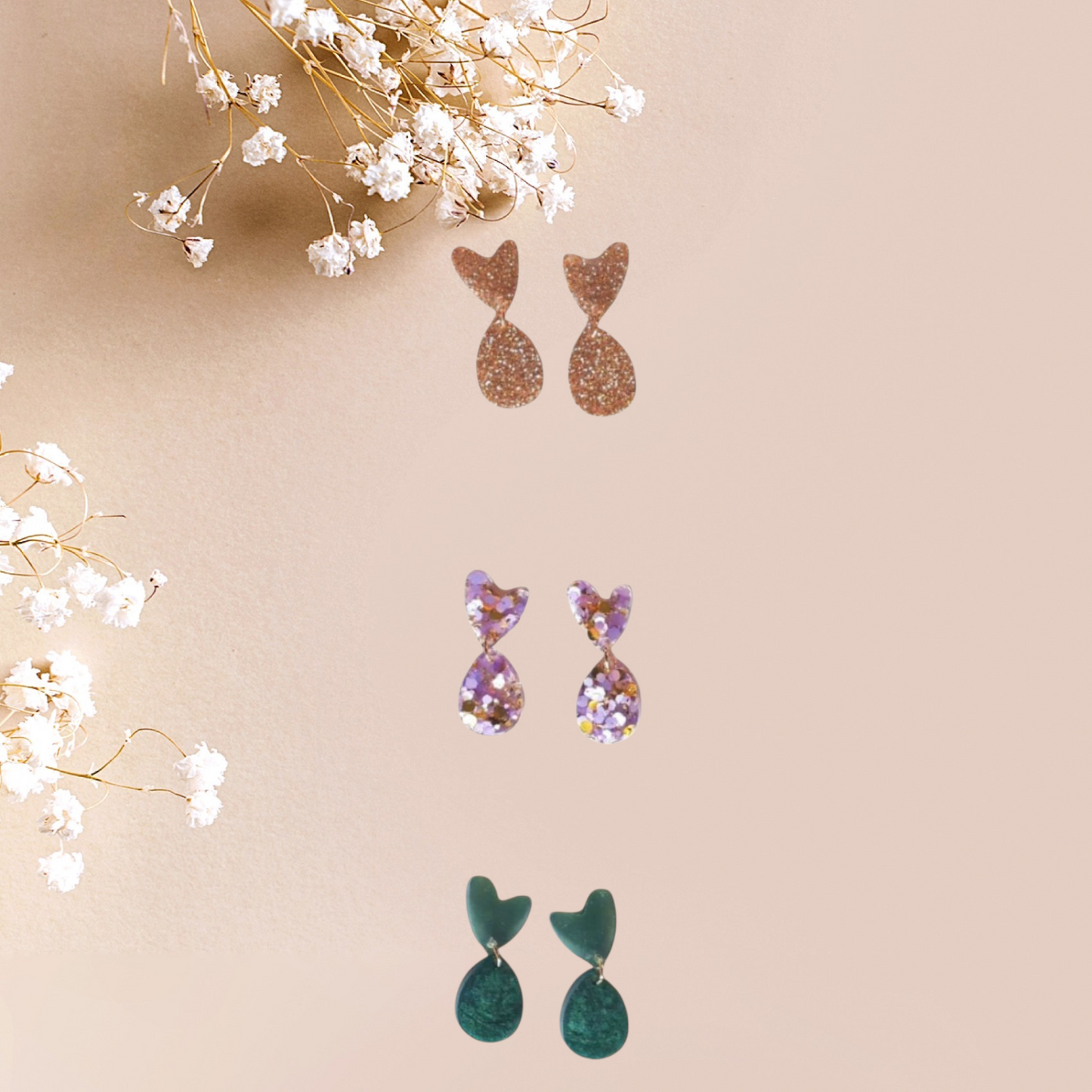 Forme Goutte - Toutes Les Couleurs - Pampille Cœur