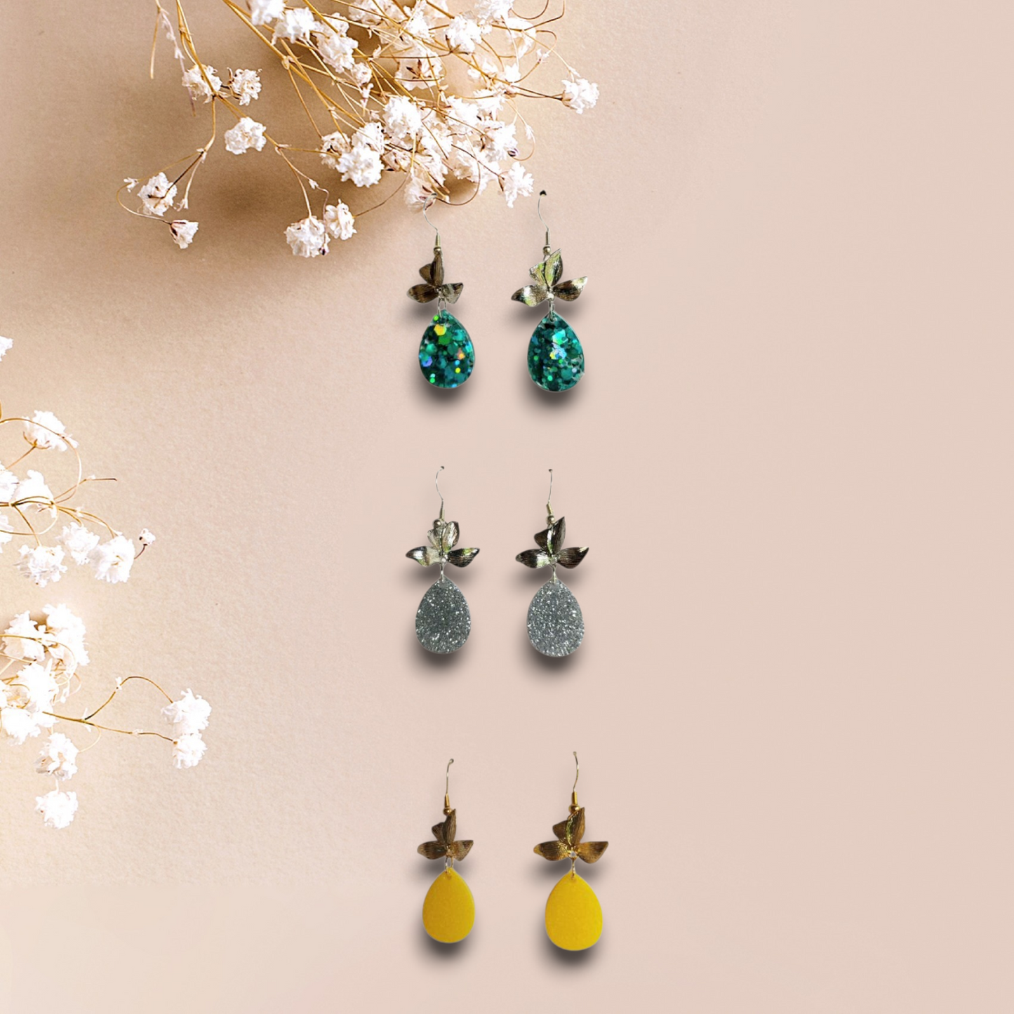 Forme Goutte - Toutes Les Couleurs - Pampille Feuille