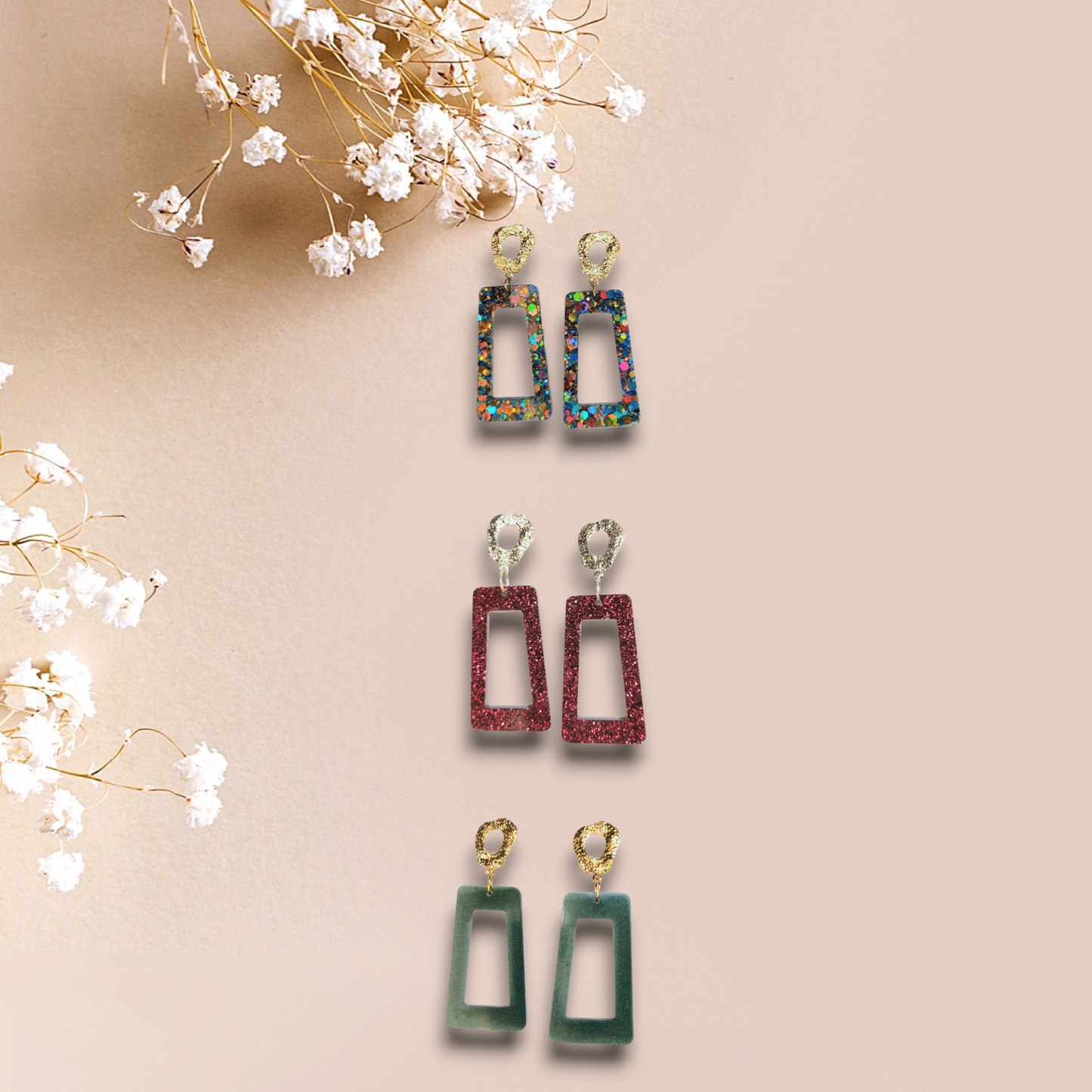 Forme Trapèze - Toutes Les Couleurs - Pampille Ovale texturé