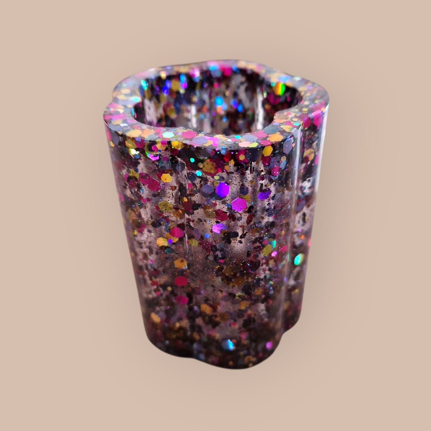 Collection Accessoires Pailletée - Vase porte-crayon