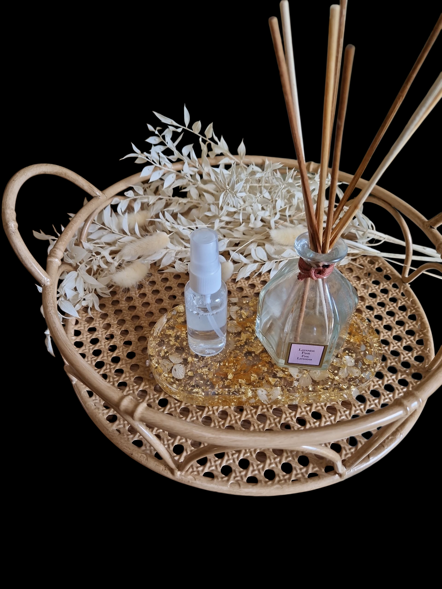 Collection Accessoires Fleurs Séchées - Plateau ovale