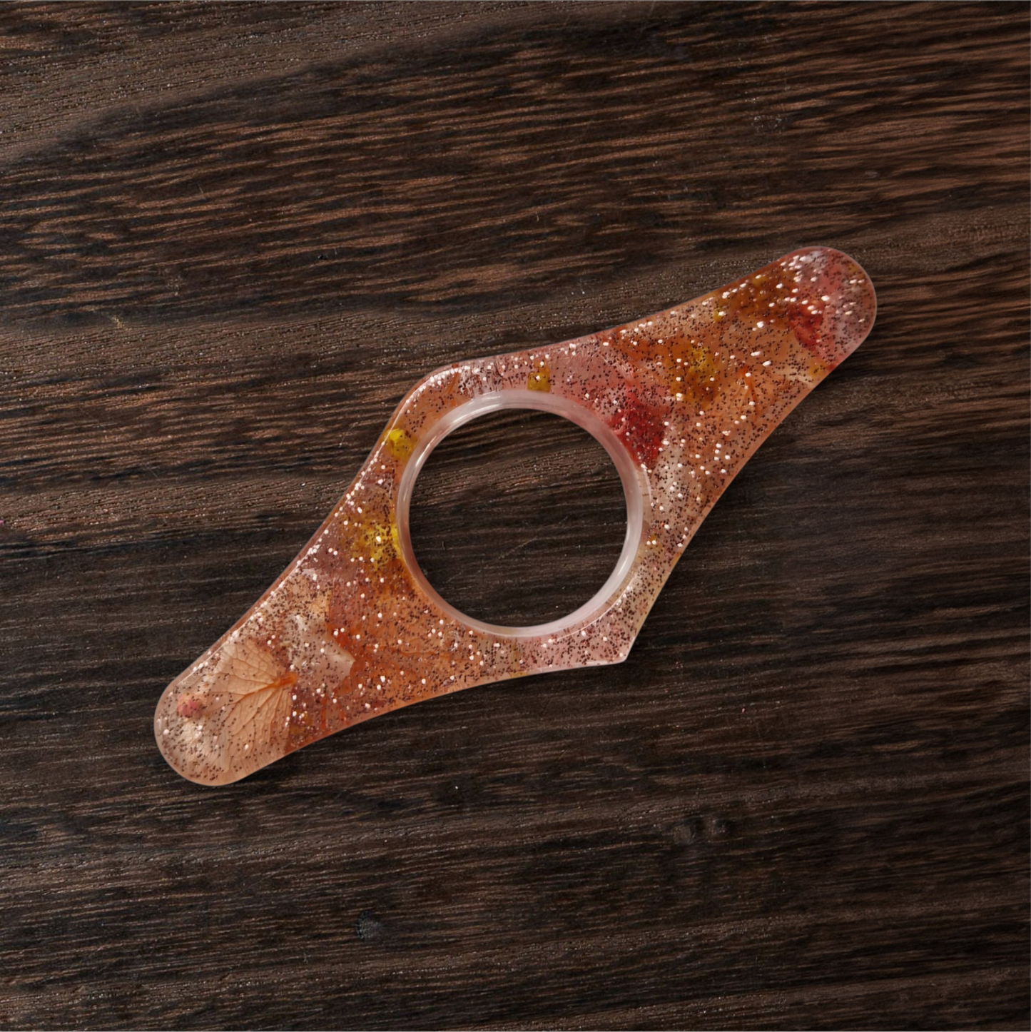 Collection Accessoires Fleurs Séchées - Bague de lecture losange